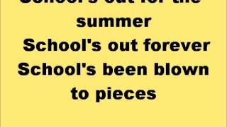 Glee School&#39;s Out with lyrics
