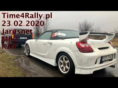 Time4rally.pl 23.02.2020 1 runda Jarusnet MR2 K24 Lotnisko Oleśnica