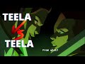 Femenine Teela Vs Femenist Teela He Man Revelations By Netflix