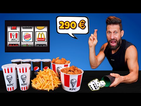 Un DADO decide quanti SOLDI spendo nei FAST FOOD - (Cheat Day)
