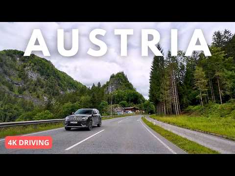 Scenic Drive Through Austria: Exploring Verdant Valleys and Mountain Roads