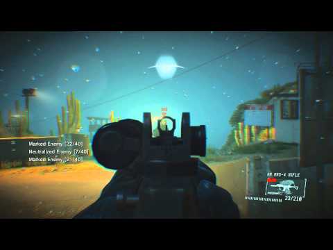 MGS5:GZ Fastest Marking All Enemies Speed Run