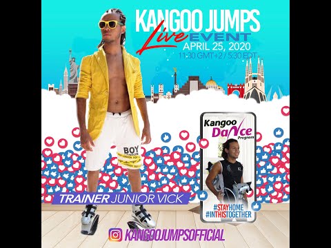 Kangoo Jumps® Live Event April 25, 2020 - Junior Vick Kangoo Dance™ Brazilian Style