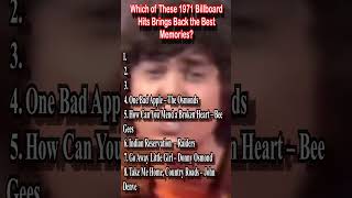 Download lagu Which of These 1971 Billboard Hits Brings Back the Best Memories? 🎶🔥/ part 30/ #70smusic #shorts mp3