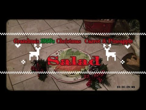 Jello Carrot & Pineapple Salad