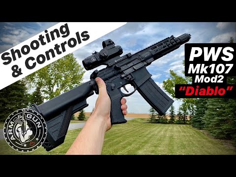 Shooting a 7.75" long-stroke piston AR15 | PWS Mk107 Mod 2 "Diablo"