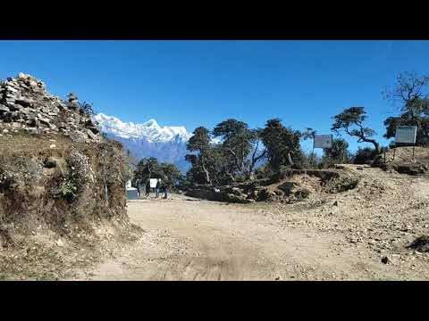 Barpak to Larpak journey, Tough Road yet these Mountains salvage your mood