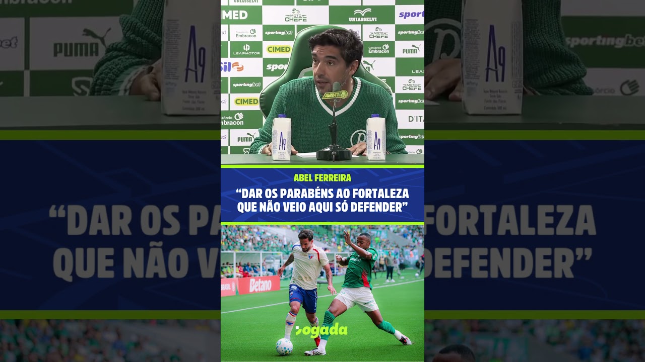 Imagem da notícia Técnico do Palmeiras elogia Fortaleza e critica venda de mando de campo para Cuiabá