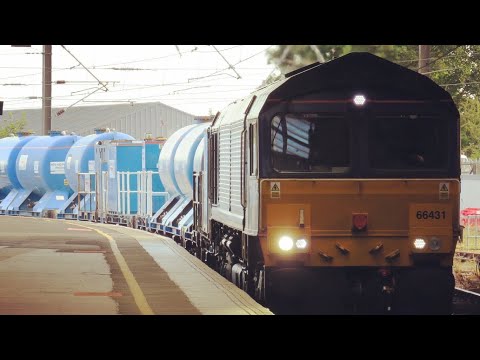 66431 Passes Darlington | 6Z95 York Thrall Europa to Carlisle
