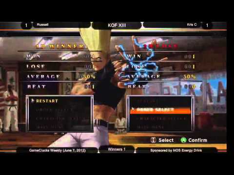 Russell vs Kris C - KOF XIII - Thursdays @ GameClucks - GCFGL Week Fourteen