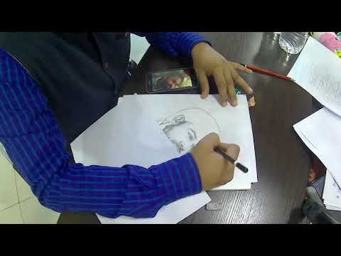Portrait / Pencil Shading portrait/live demonstration