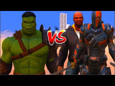 100 Hulk vs 1000 Luke Cage and 1000 Deathstroke (Marvel vs Dc)