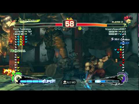 USFIV~ Guy (Kiryu Tsukimiya) vs.  Akuma (SneerySpace6967) HD