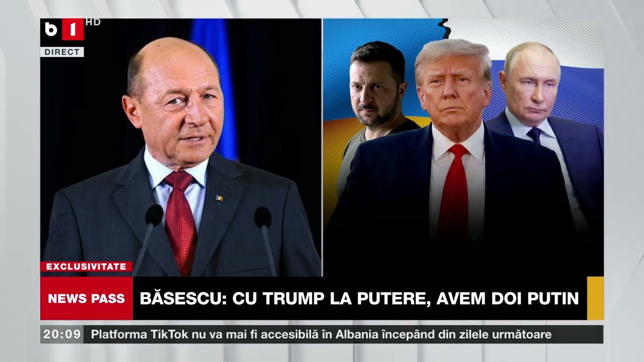 NEWS PASS. BĂSESCU: CU TRUMP LA PUTERE, AVEM DOI PUTIN /COMITETELE MOȘILOR PLĂNUIAU IEȘIREA DIN NATO