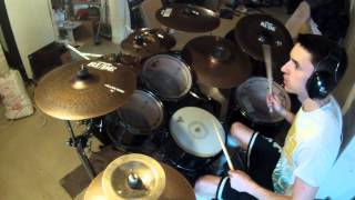 The White Guy (And The Black Ceremony) - DAGOBA - DRUM COVER