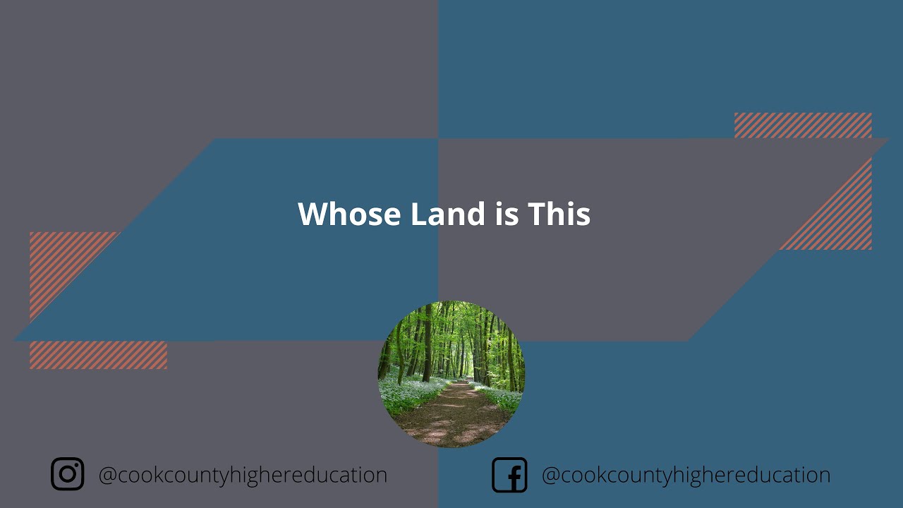 Whose Land Is This