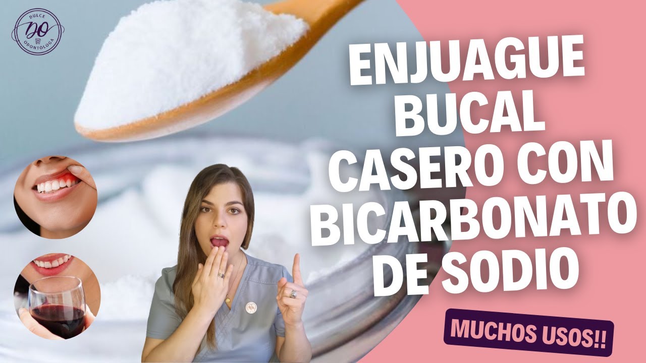🦷Enjuague bucal CASERO con BICARBONATO DE SODIO + 5 beneficios 😉