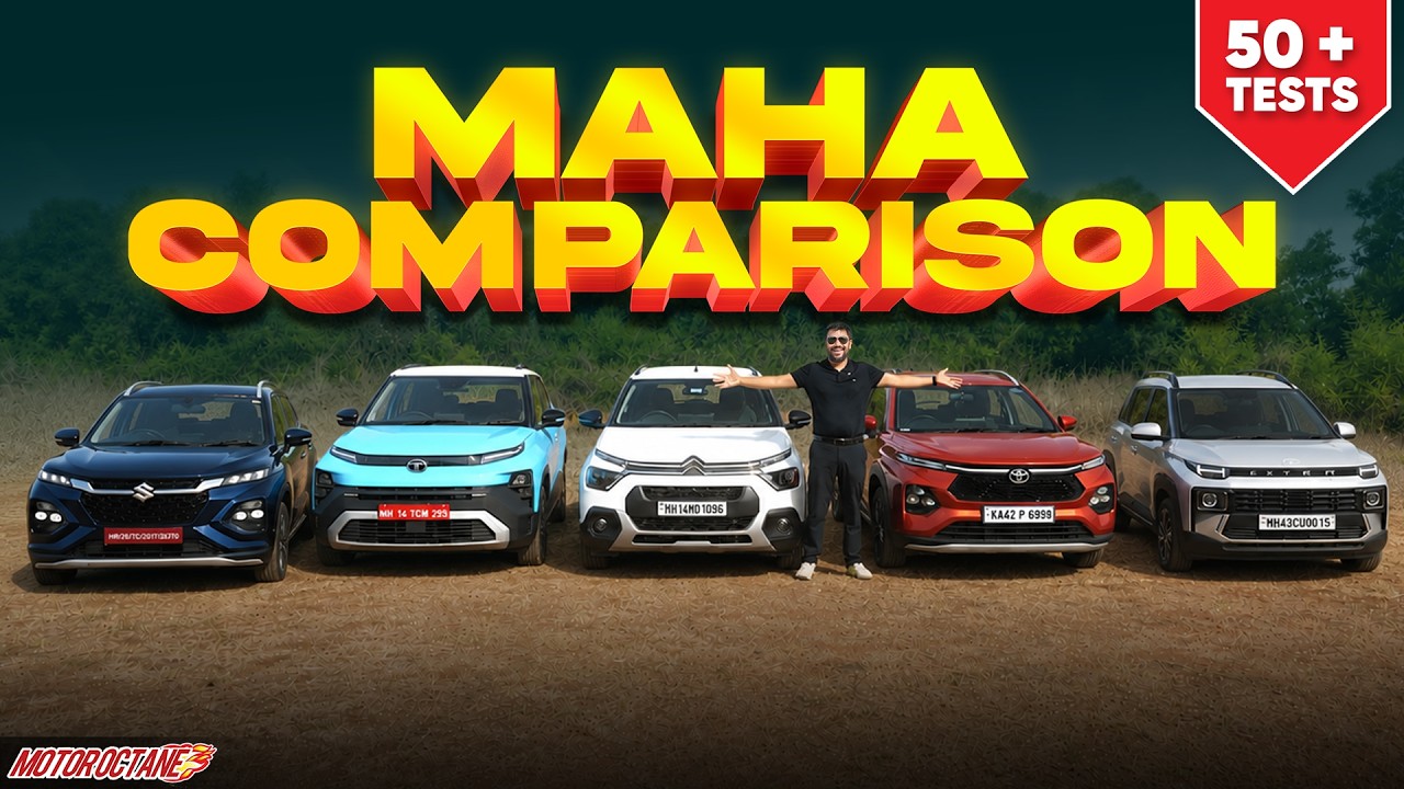 Tata Punch vs Maruti Fronx vs Hyundai Exter vs Toyota Taisor vs Citroen C3X - MOST DETAILED COMPARO!