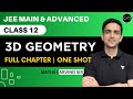 3D Geometry Class 12 One Shot JEE Main Advanced Arvind Kalia Sir
