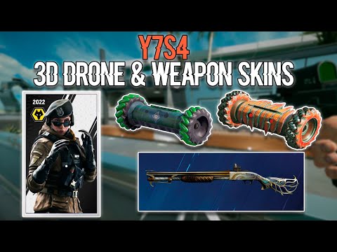Y7S4 SOLAR RAID R6 Share Skins - 3D Weapon Skins & 3D Drone Skins - Movement Speed +More -Rainbow6