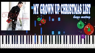 My Grown Up Christmas List | Piano Cover