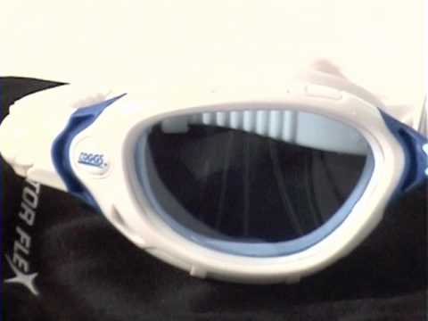 Zoggs Schwimmbrille Predator Flex, weiß blau