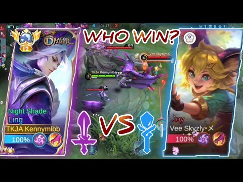 WHO WIN??? LING VS JOY!!! ASSASSIN PHYSICAL VS ASSASSIN MAGIC!!