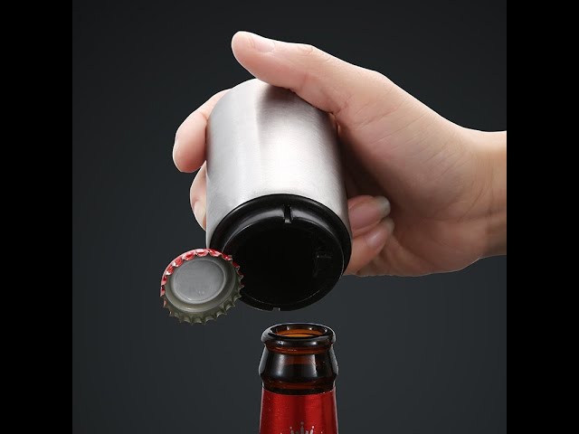 Vídeo relacionado con Abridor De Botellas Magnético De 4 Piezas, Abridor De Botellas De Metal Portátil, Imán Creativo Para Nevera