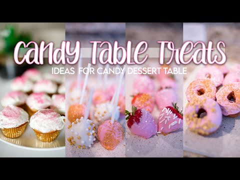 BABY GIRL BABYSHOWER CANDY TABLE TREATS | DIY TREATS...