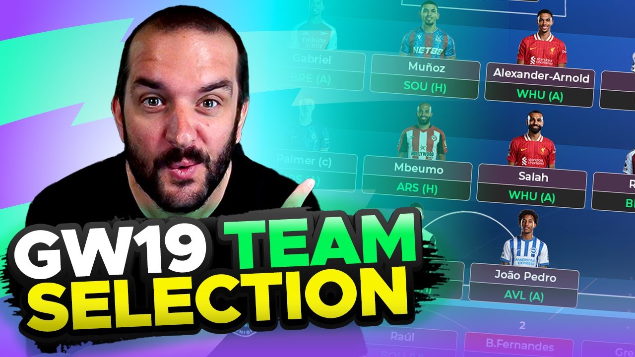 🚨 SELLING BRUNO 🚨 | FPL TEAM SELECTION GAMEWEEK 19 | Fantasy Premier League Tips 2024/25
