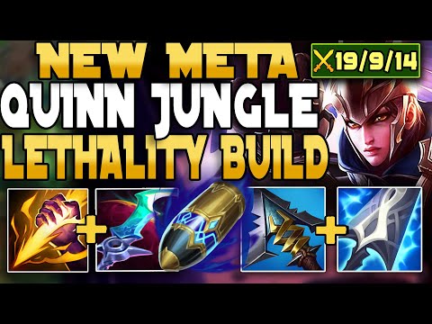 This Lethality Quinn JG Build Turns Quinn To A Ganking BEAST! (19 KILL BLOODBATH) -League of Legends