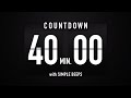 40 Minutes Countdown Timer Flip Clock ✔️