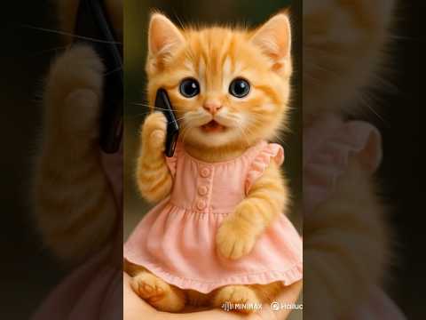 Two Cute Kitties Fighting on Phone 🤣- Trending Telugu Funny Cat Animation Short