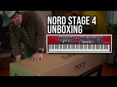 NORD STAGE 4 Unboxing Video - FIRST LOOK!