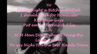 Nicki Minaj-Ponytail(Verse 2009)- Lyrics Video