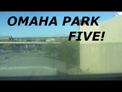 Montgomery KONE hydraulic elevator (rear) at Omaha Park 5 garage, Omaha NE