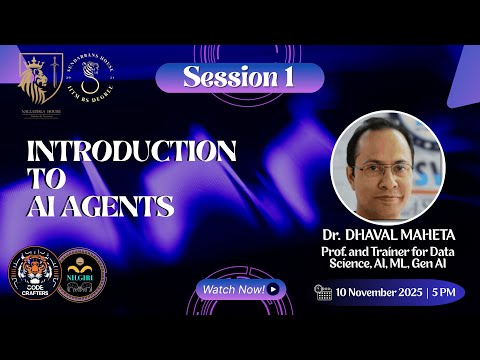 AI GENESIS  Bootcamp Day 1 : Introduction to Agentic AI | @DhavalSaifaleeAaryash