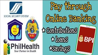 HOW to PAY PAG-IBIG CONTRIBUTION, PAG-IBIG MP2 And PAG-IBIG HOUSING LOAN Using BPI ONLINE BANKING