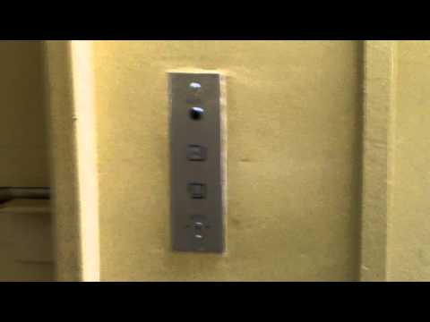 Vintage Montgomery Hydraulic Freight Elevator at Vallco Shopping Mall in Cupertino, CA