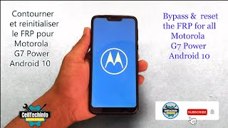 Easy Frp bypass moto G7 power android 10 2021|| reset id compte google moto g7 sans laptop
