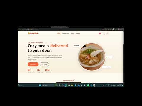 Task Demo - DAS003854 - FreshBite - Online Food Ordering