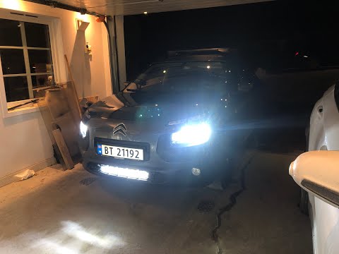 Citroen C4 Cactus Ledbar test