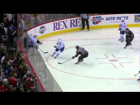 Leafs @ Hurricanes - Nikolai Kulemin Scores - 111229