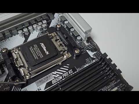 [광고] ASRock B650M Pro RS 메인보드 CPU 장착 (라이젠 7600)