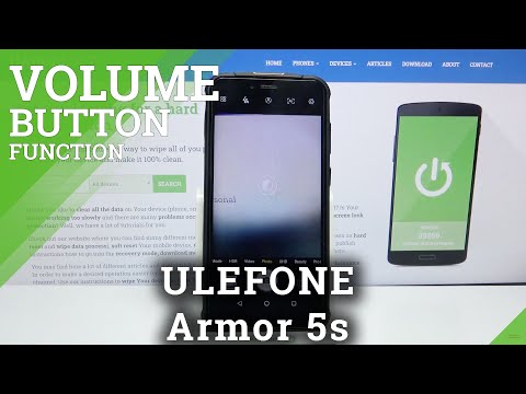 How to Change Volume Button Function in ULEFONE Armor 5s – Volume Buttons in Camera