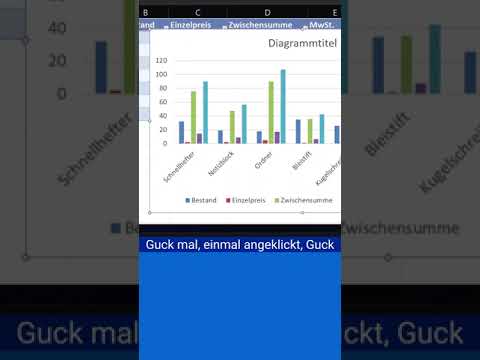 Excel-Diagramme in unter 1 Minute: Einfach & Effektiv! #shorts  #microsoft #office365  #exceltricks