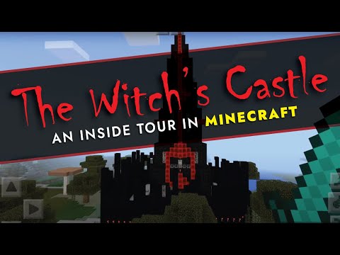Minecraft Walking Tour: 🧹 The Witch's Castle,  Emerald City 💚  The Campground
