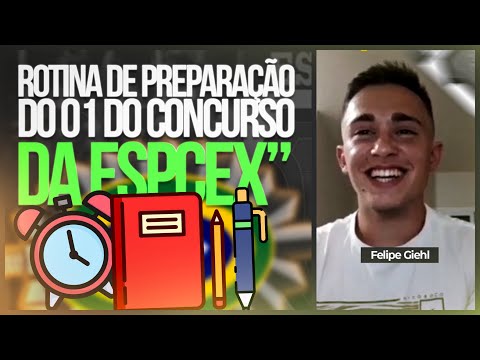A rotina de estudos do 1º Colocado do Concurso da EsPCEX 2021