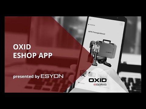 OXID eShop App von ESYON