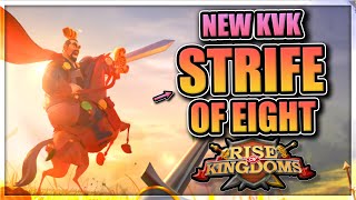 New Strife of the Eight KvK in Rise of Kingdoms [map design looks much better]